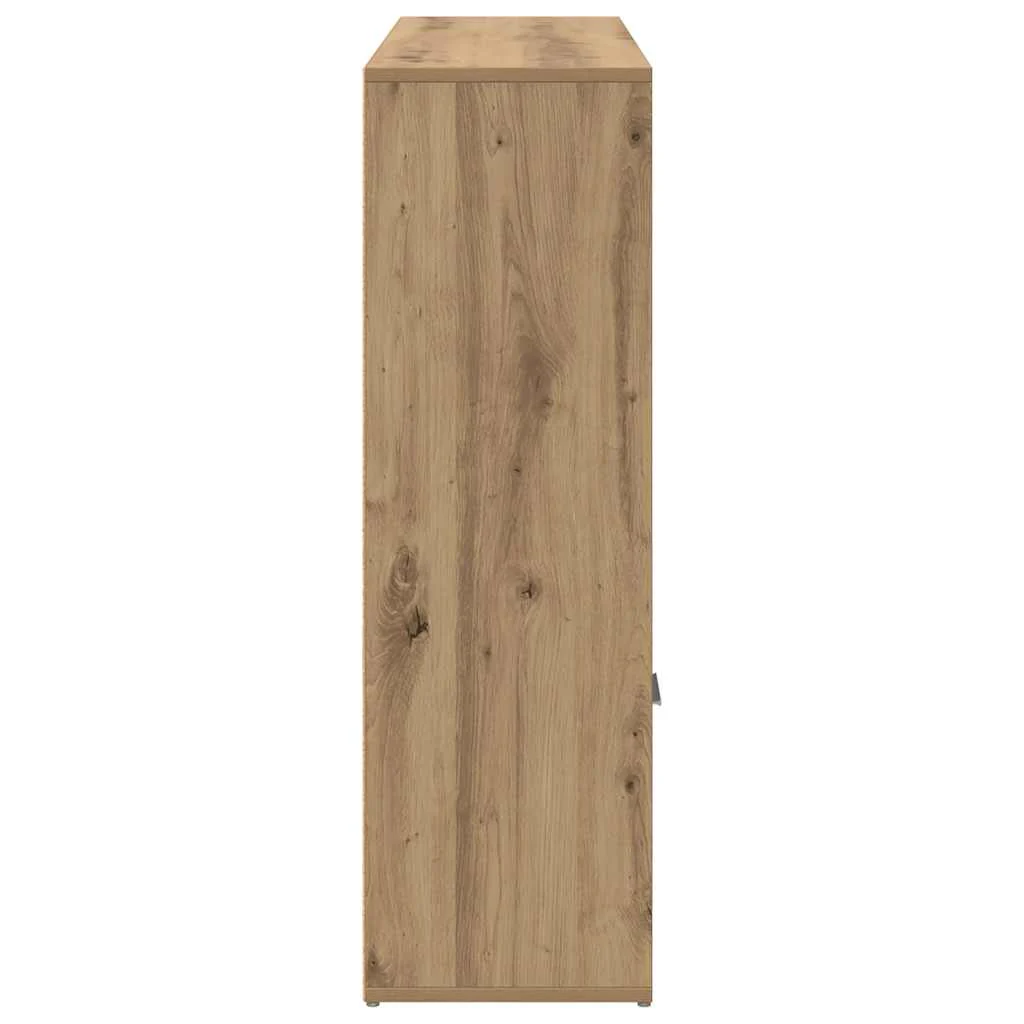 bogskab 98x29x97,5 cm konstrueret træ kunsteg - Image 7