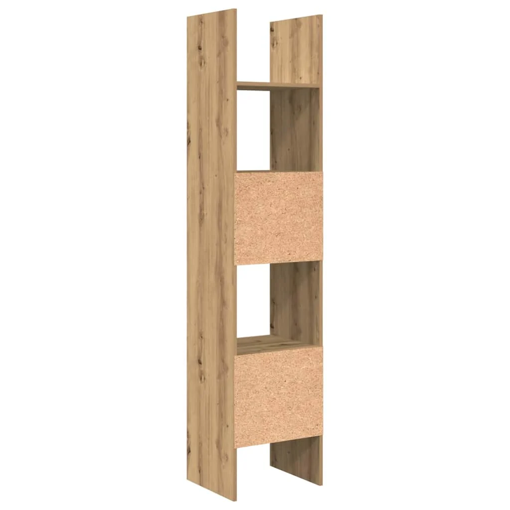Bogskab Artisan Egetræ 40 x 35 x 180 cm Konstrueret træ - Image 7