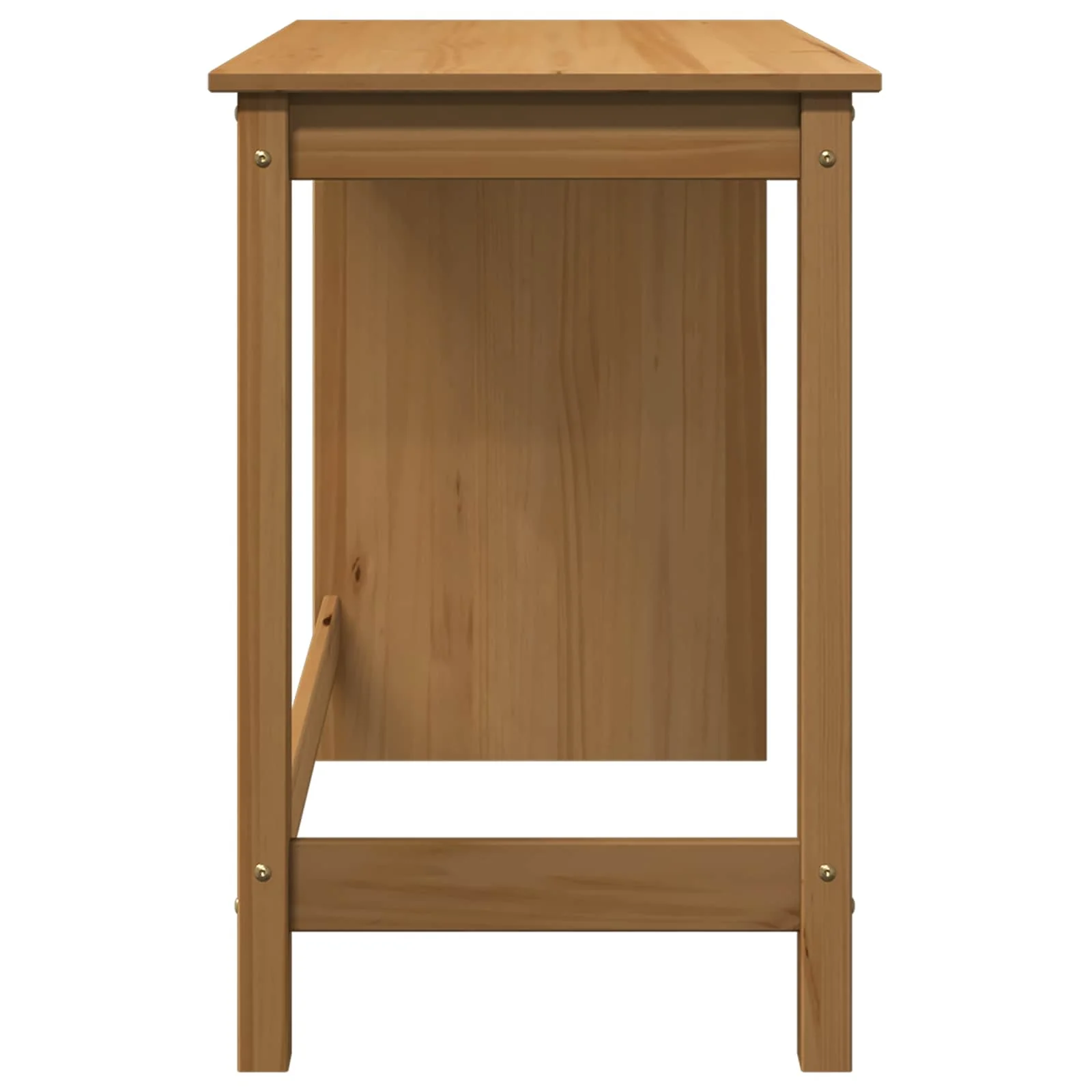 Bord Honningbrun 112 x 50 x 75 cm Massivt fyrretræ - Image 5