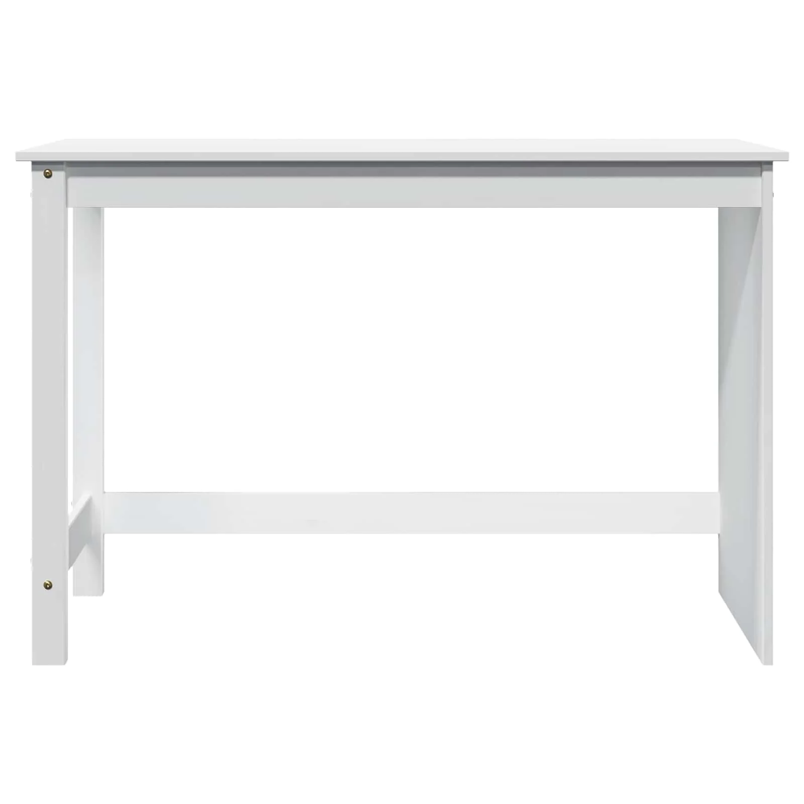 Bord Hvid 112 x 50 x 75 cm Massivt fyrretræ - Image 4