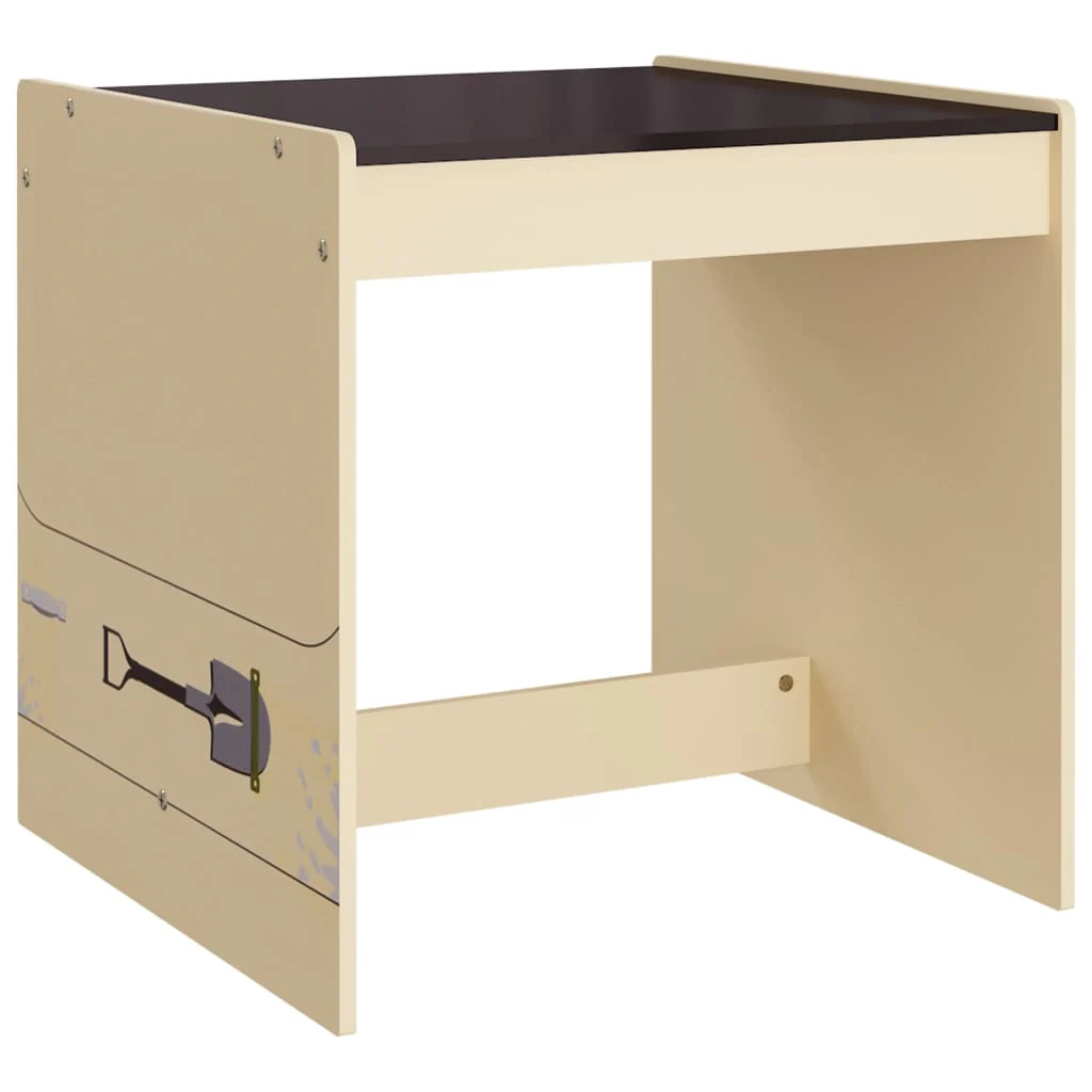 bord- og stolesæt til børn 3 dele offroad bildesign MDF - Image 7