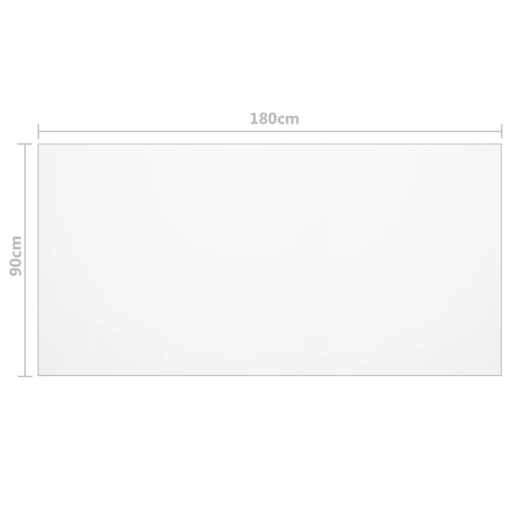 bordbeskytter 180x90 cm 1,6 mm PVC transparent - Image 6