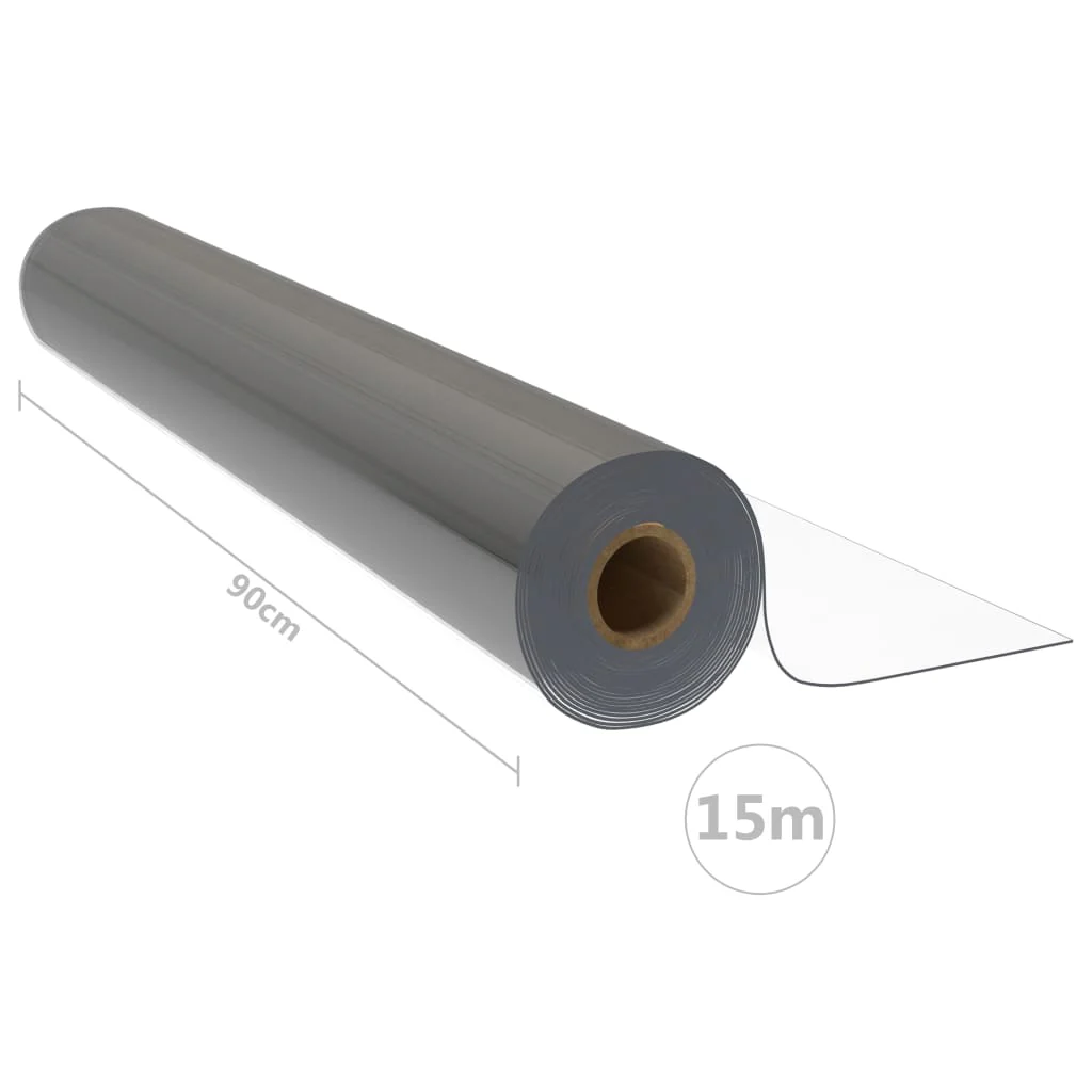 bordbeskytterrulle 0,9x15 m 1,6 mm PVC transparent - Image 6