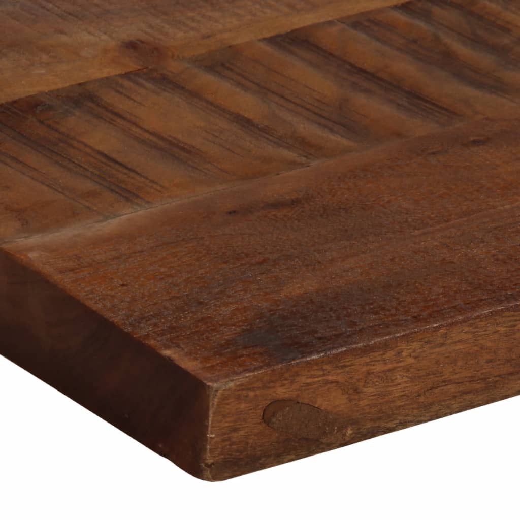 bordplade 100x20x3,8 cm rektangulær massivt genbrugstræ - Image 6
