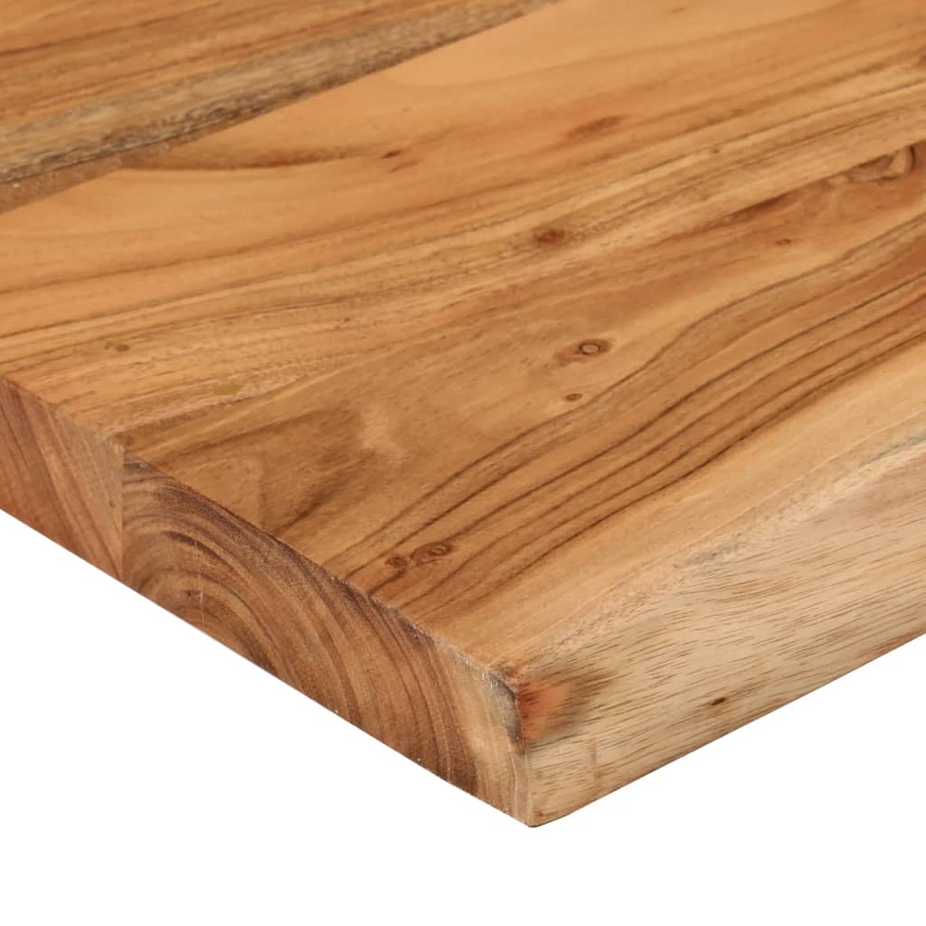 bordplade 100x40x2,5 cm rektangulær massivt akacietræ - Image 7