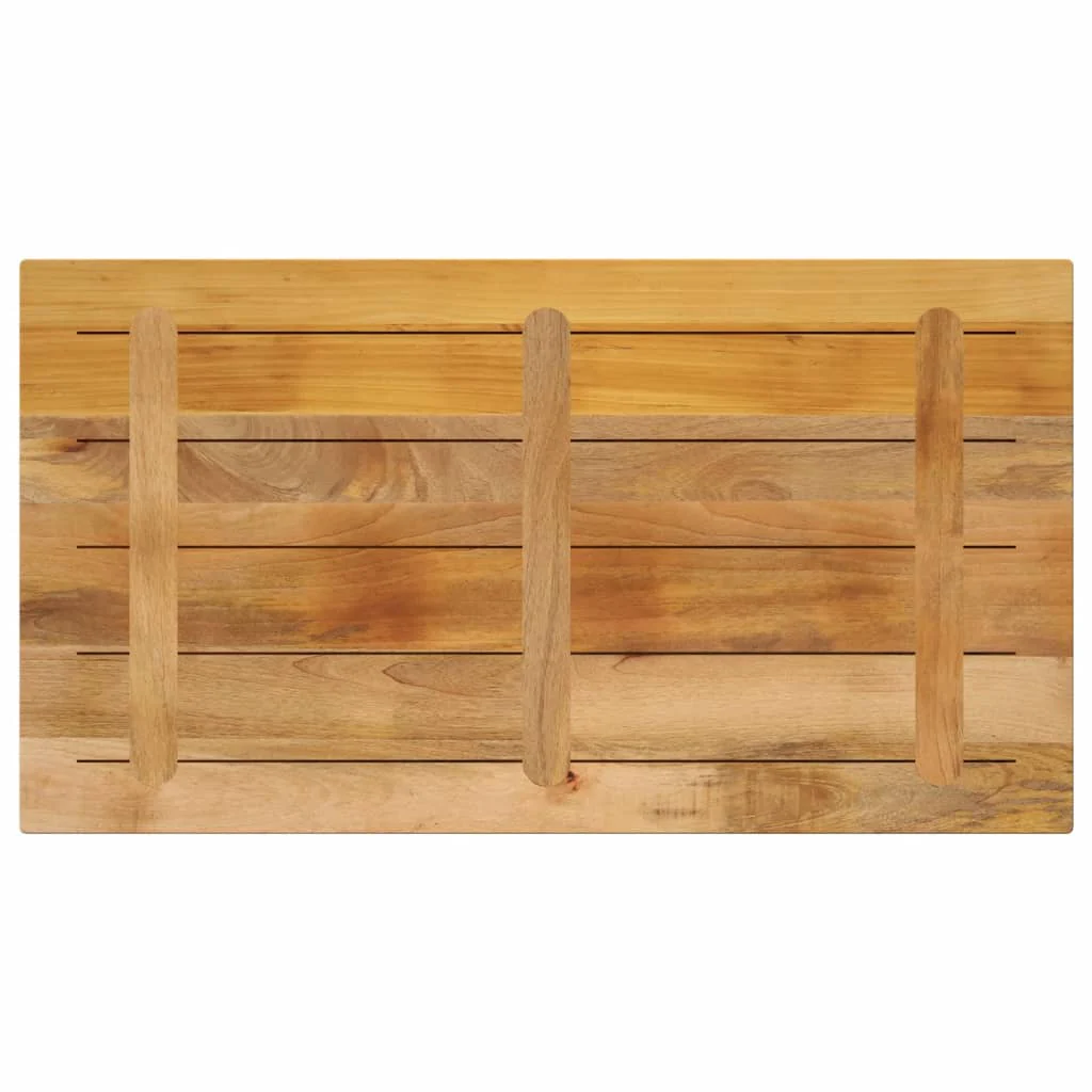 bordplade 100x50x3,8 cm rektangulær massivt ru mangotræ - Image 5