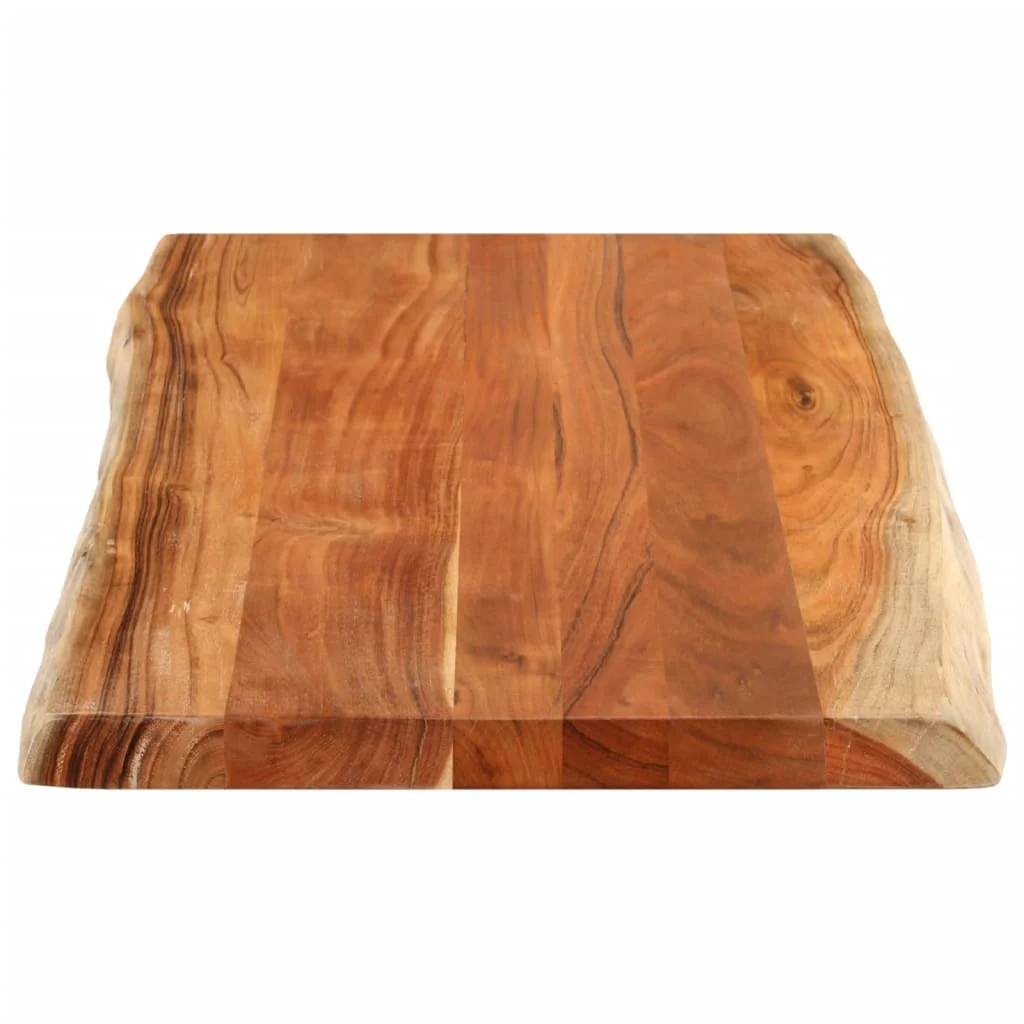 bordplade 100x60x2,5 cm rektangulær massivt akacietræ - Image 4