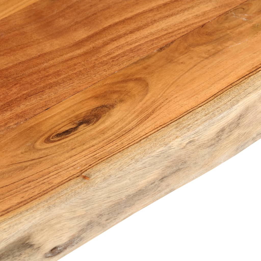 bordplade 100x60x2,5 cm rektangulær massivt akacietræ - Image 7