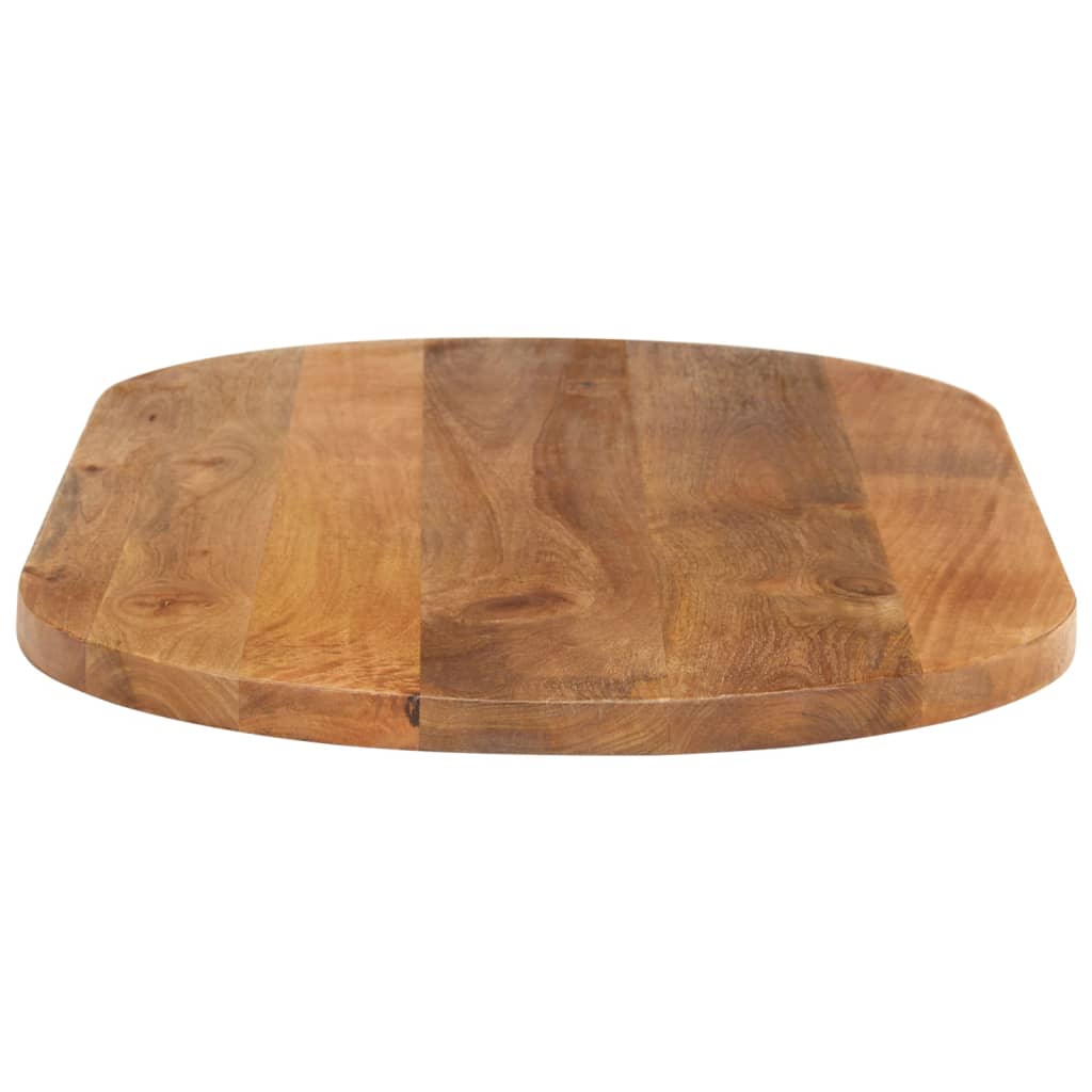 bordplade 110x40x2,5 cm oval massivt mangotræ - Image 4