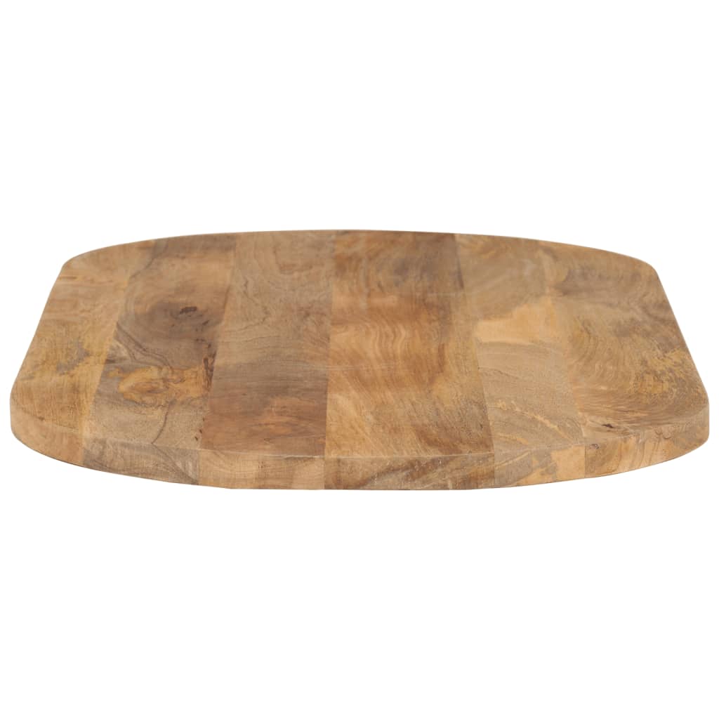 bordplade 110x40x2,5 cm oval massivt mangotræ - Image 4