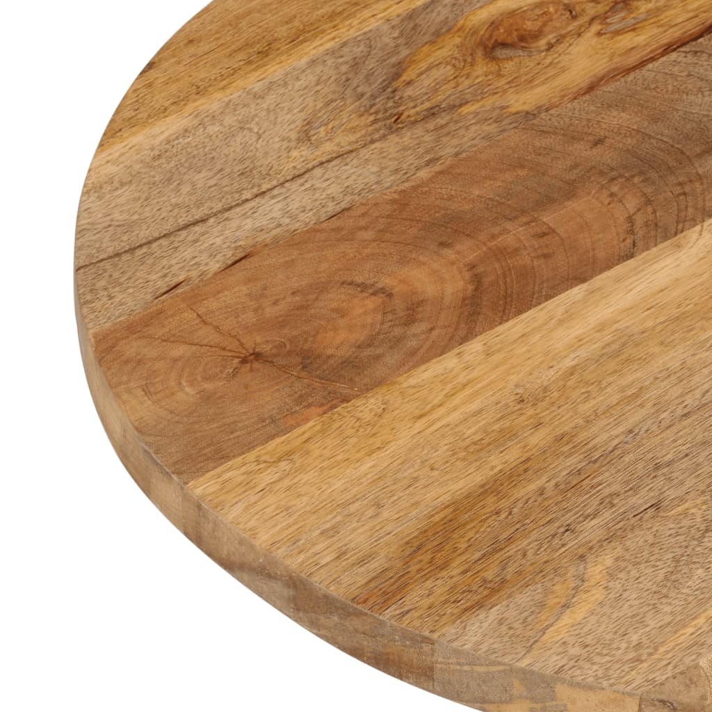 bordplade 110x40x2,5 cm oval massivt mangotræ - Image 6