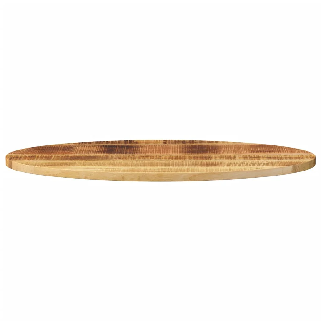 bordplade 110x40x2,5 cm oval massivt mangotræ - Image 3