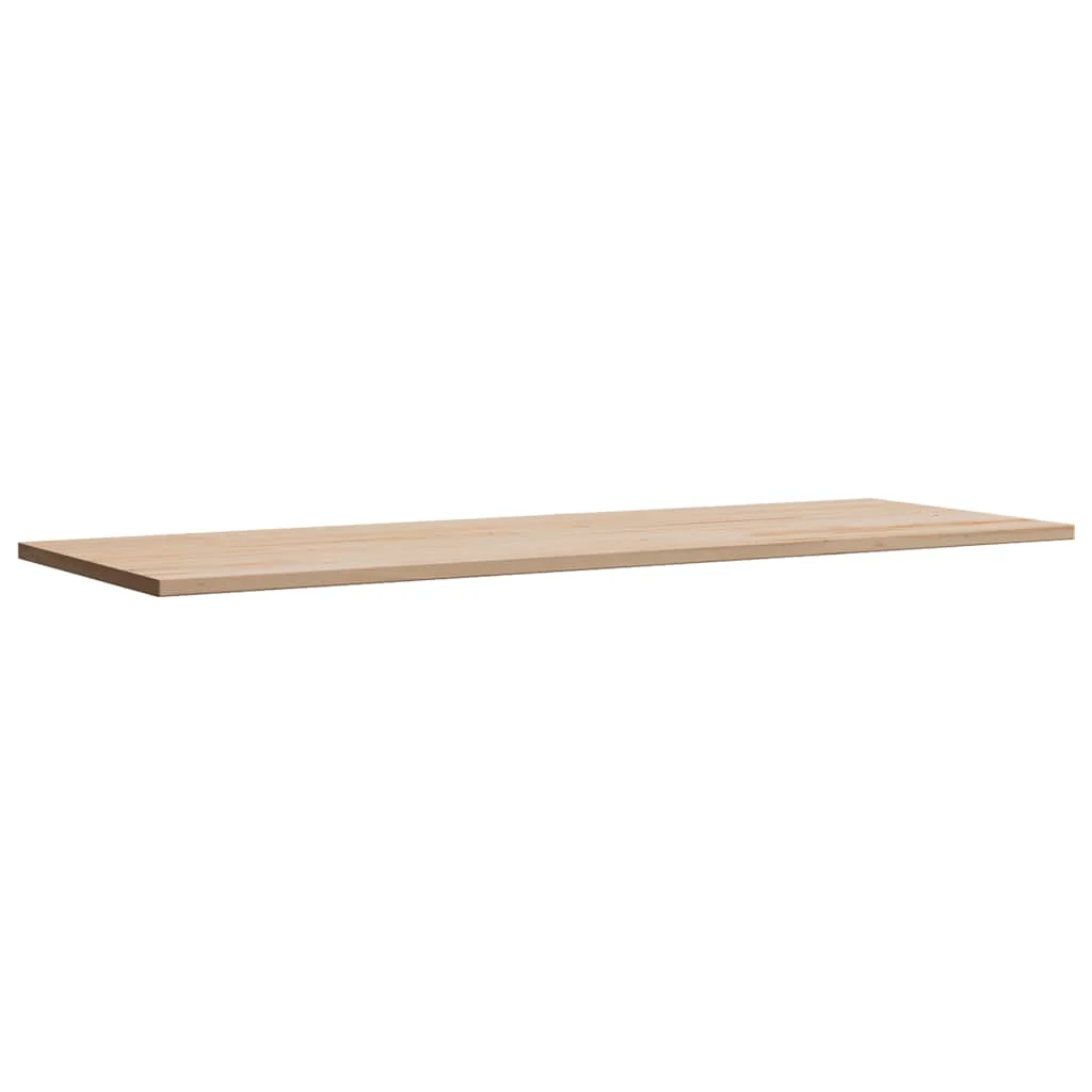 bordplade 110x40x2,5 cm rektangulær massivt fyrretræ - Image 4