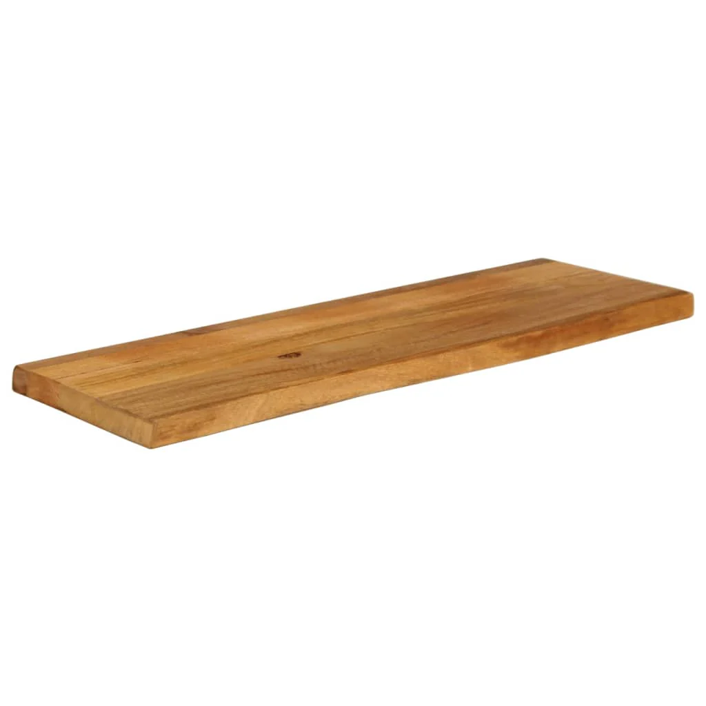 bordplade 110x40x3,8 cm naturlig kant massivt mangotræ - Image 2