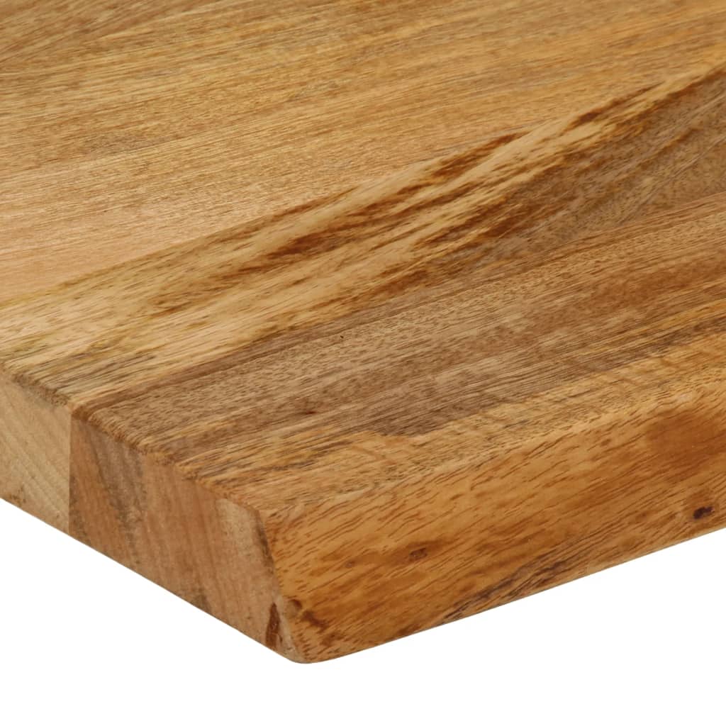 bordplade 110x40x3,8 cm naturlig kant massivt mangotræ - Image 6