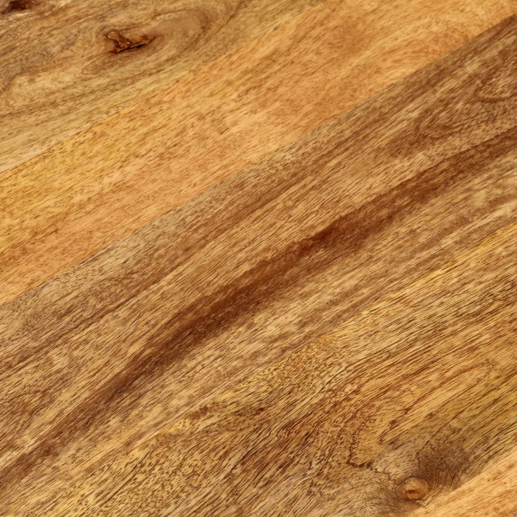 bordplade 110x50x2,5 cm oval massivt mangotræ - Image 7
