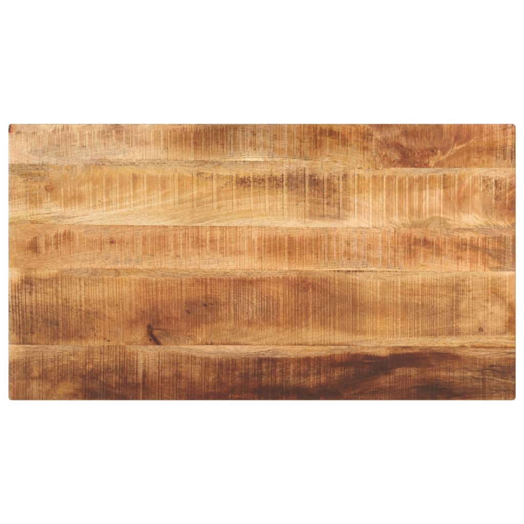 bordplade 110x50x2,5 cm rektangulær massivt ru mangotræ