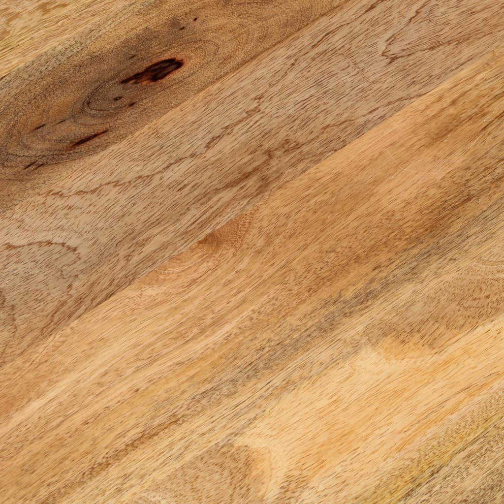 bordplade 110x50x3,8 cm oval massivt mangotræ - Image 7