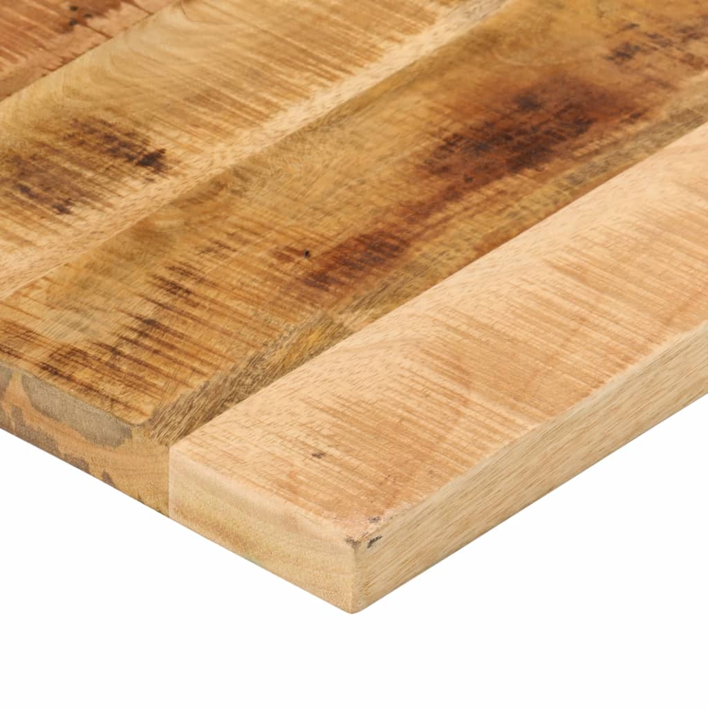 bordplade 110x50x3,8 cm rektangulær massivt ru mangotræ - Image 6