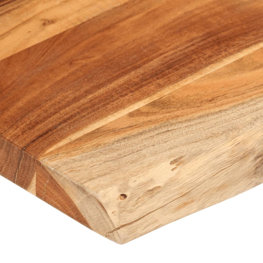 bordplade 110x60x2,5 cm rektangulær massivt akacietræ - Image 6