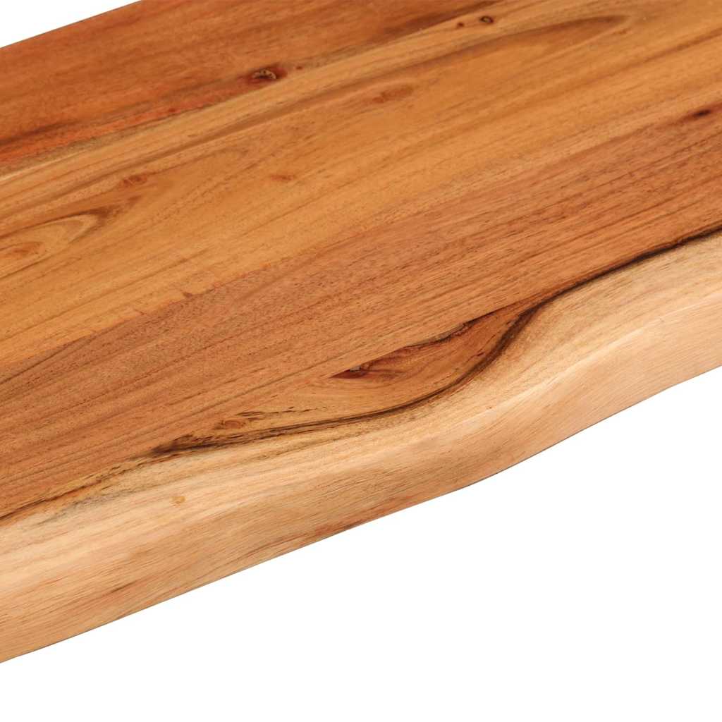 bordplade 120x40x2,5 cm rektangulær massivt akacietræ - Image 6