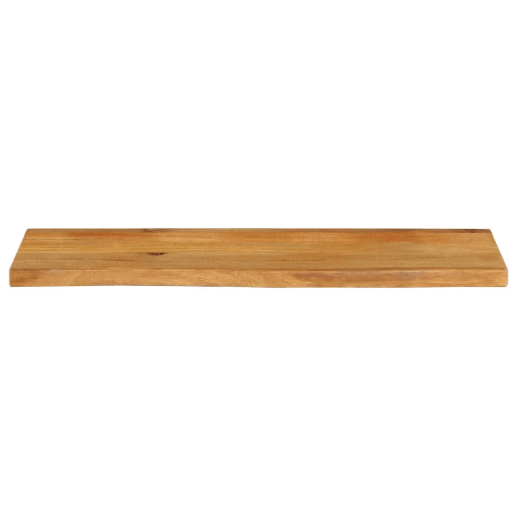 bordplade 120x40x3,8 cm naturlig kant massivt mangotræ - Image 3