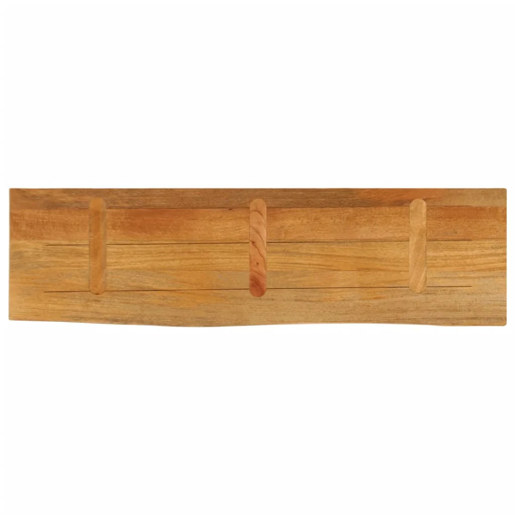 bordplade 120x40x3,8 cm naturlig kant massivt mangotræ - Image 5