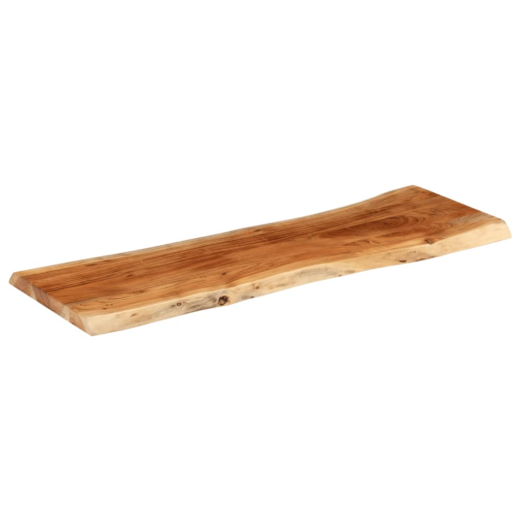 bordplade 120x40x3,8 cm rektangulær massivt akacietræ - Image 2