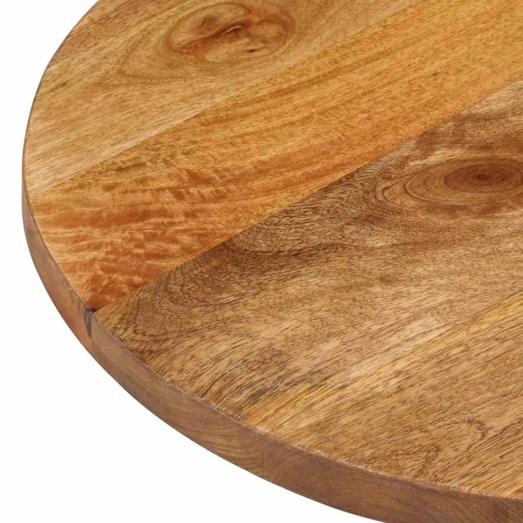 bordplade 120x50x2,5 cm oval massivt mangotræ - Image 6