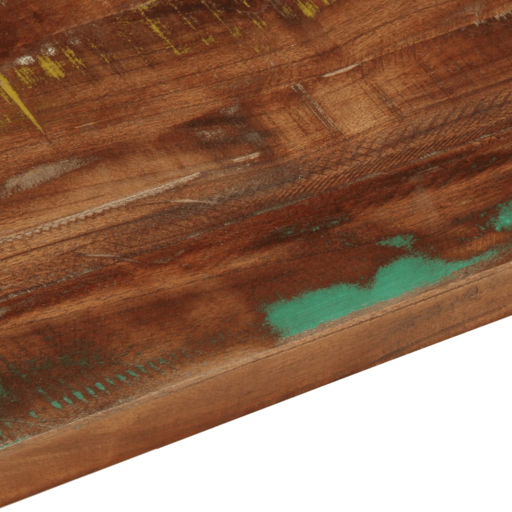 bordplade 120x60x1,5 cm rektangulær massivt genbrugstræ - Image 7