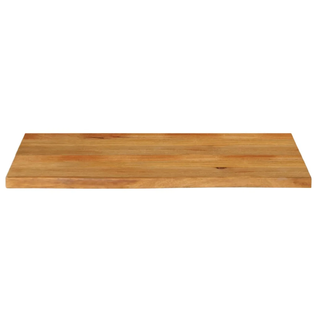 bordplade 120x60x2,5 cm naturlig kant massivt mangotræ - Image 3
