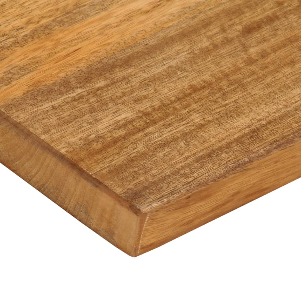 bordplade 120x60x2,5 cm naturlig kant massivt mangotræ - Image 6