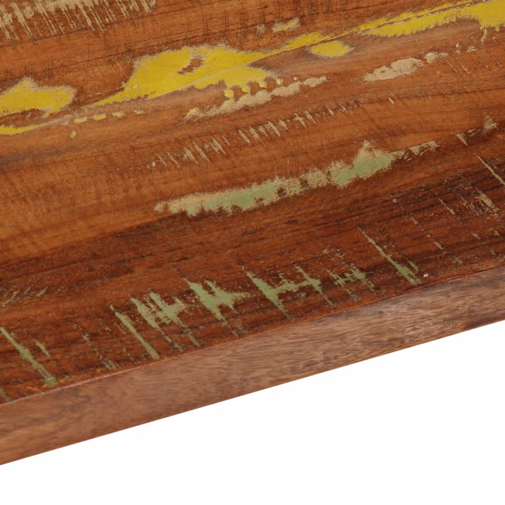 bordplade 140x30x2,5 cm rektangulær massivt genbrugstræ - Image 6
