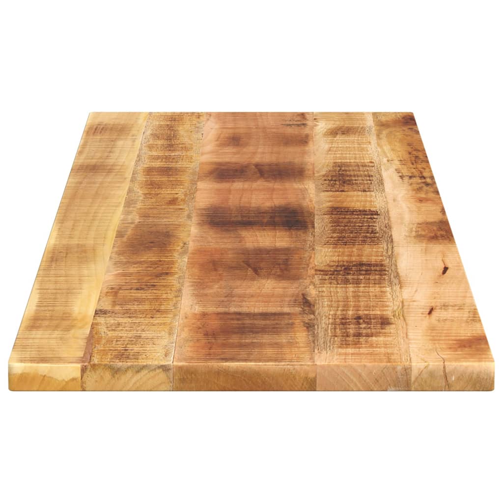bordplade 140x50x3,8 cm rektangulær massivt ru mangotræ - Image 4