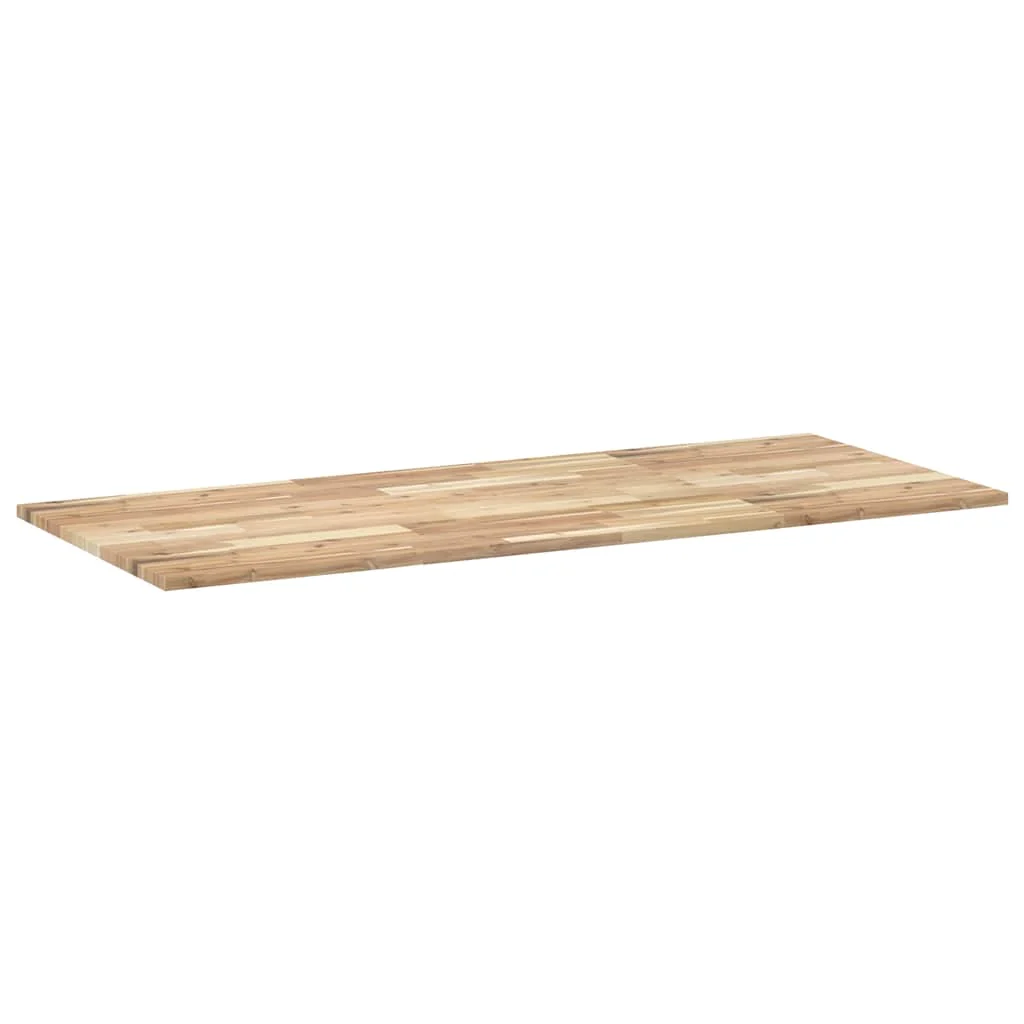 bordplade 140x60x2 cm rektangulær massivt akacietræ - Image 6