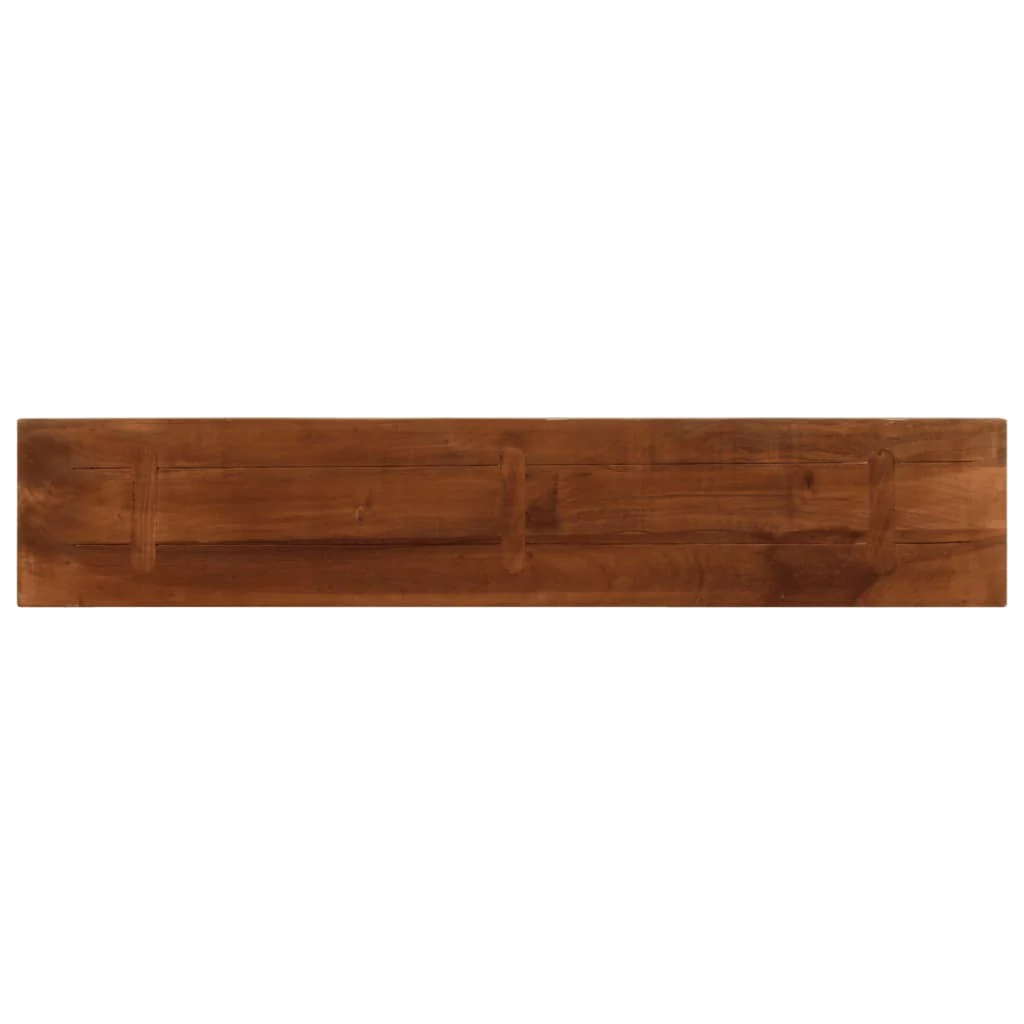 bordplade 160x20x2,5 cm rektangulær massivt genbrugstræ - Image 5