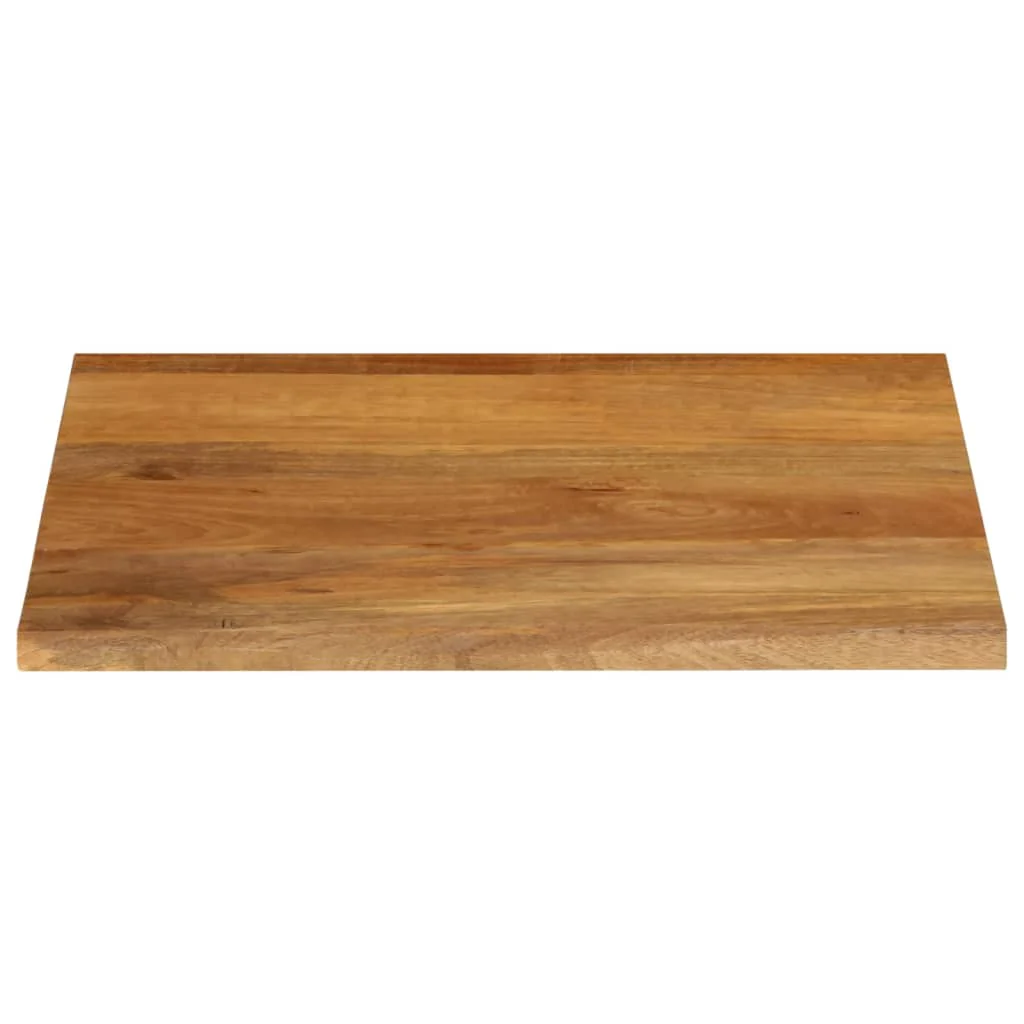 bordplade 40x40x2,5 cm naturlig kant massivt mangotræ - Image 3