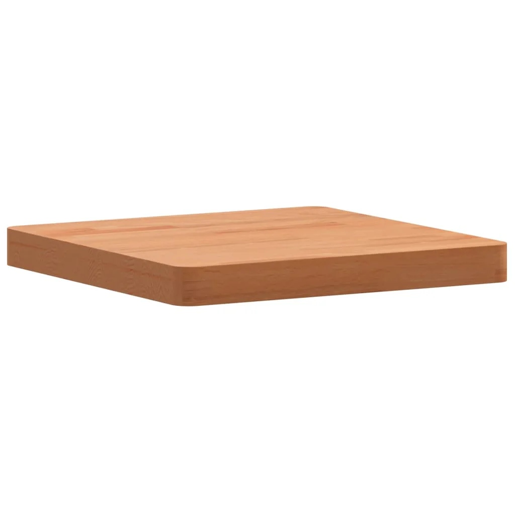 bordplade 40x40x4 cm firkantet massivt bøgetræ - Image 4