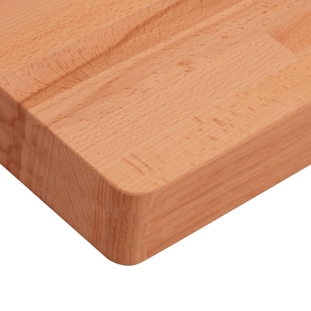 bordplade 40x40x4 cm firkantet massivt bøgetræ - Image 6