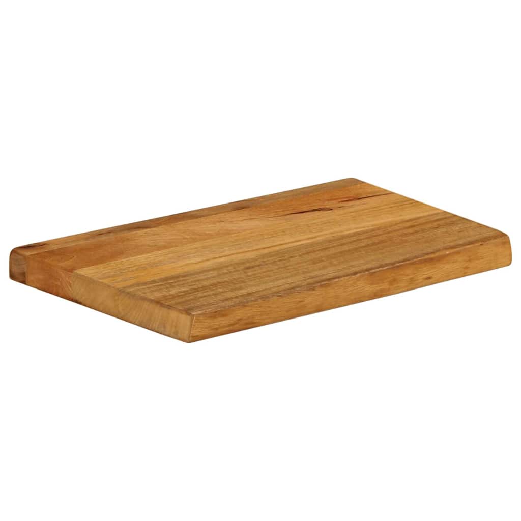 bordplade 50x40x2,5 cm naturlig kant massivt mangotræ - Image 2