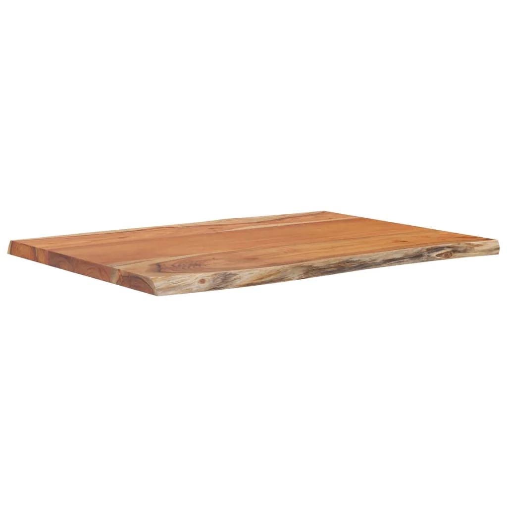 bordplade 50x40x2,5 cm rektangulær massivt akacietræ - Image 2