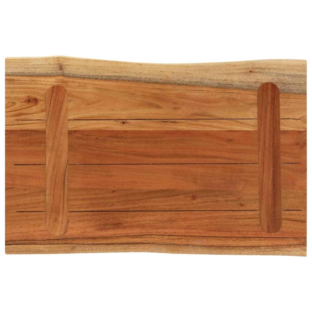 bordplade 50x40x3,8 cm rektangulær massivt akacietræ - Image 5