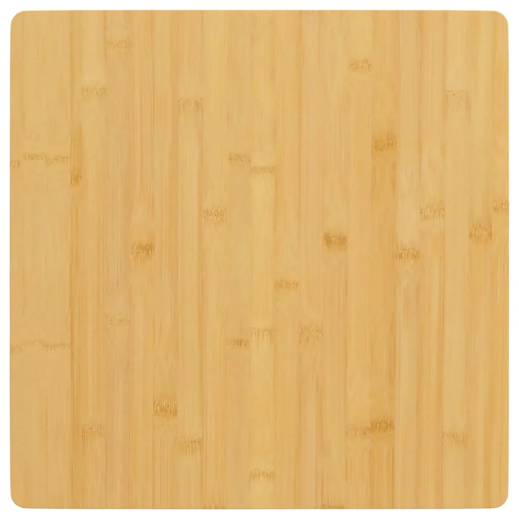 bordplade 50x50x4 cm bambus