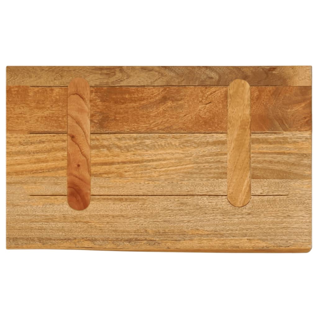 bordplade 60x30x3,8 cm naturlig kant massivt mangotræ - Image 5