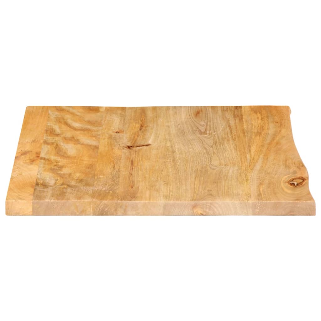 bordplade 60x60x3,8 cm naturlig kant massivt mangotræ - Image 4