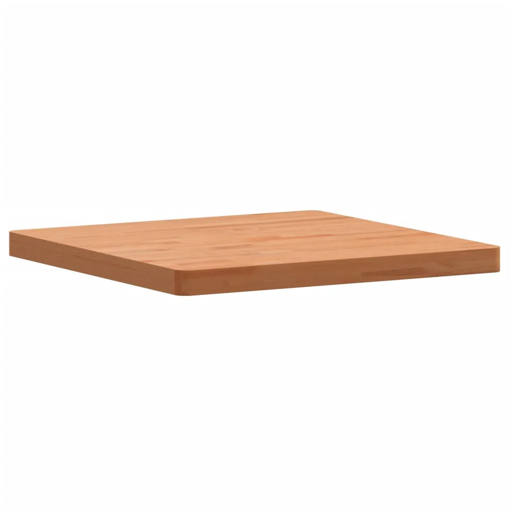 bordplade 60x60x4 cm firkantet massivt bøgetræ - Image 4