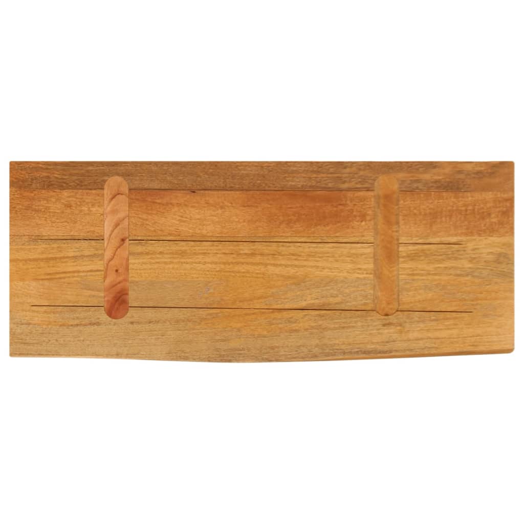 bordplade 70x20x3,8 cm naturlig kant massivt mangotræ - Image 5