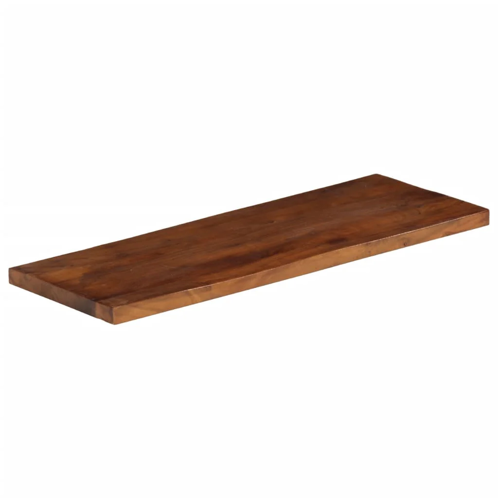 bordplade 70x30x3,8 cm rektangulær massivt genbrugstræ - Image 2