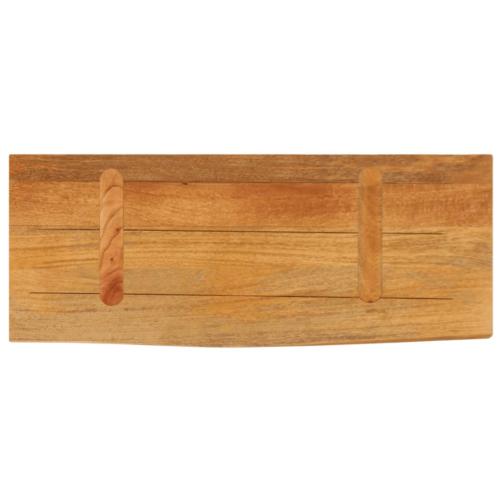 bordplade 70x40x3,8 cm naturlig kant massivt mangotræ - Image 5