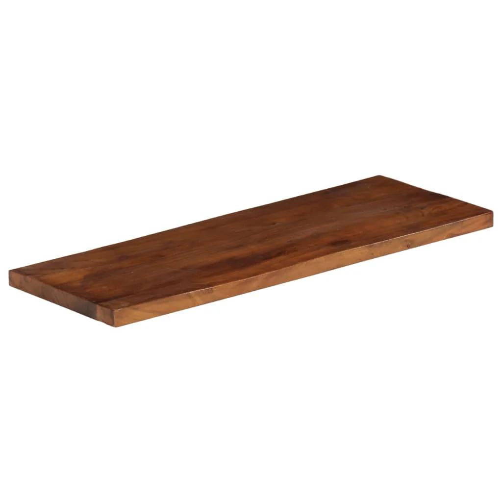 bordplade 70x40x3,8 cm rektangulær massivt genbrugstræ - Image 2